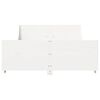 vidaXL Bed Frame without Mattress White 120x190 cm Small Double Solid Wood Pine
