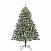 vidaXL Artificial Christmas Tree with 300 LEDs with Stand Green 180 cm