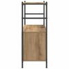 vidaXL Bookshelf Artisan oak 80 x 30 x 78.5 cm Engineered Wood