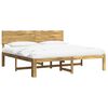 vidaXL Double Bed Frame with Headboard ROSTOCK White 180 x 200 cm
