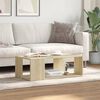 vidaXL Coffee Table Sonoma Oak 89.5x48x30 cm Engineered Wood