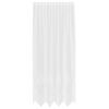 vidaXL Lace Curtain with Curtains Floral White 240 x 150 cm Polyester
