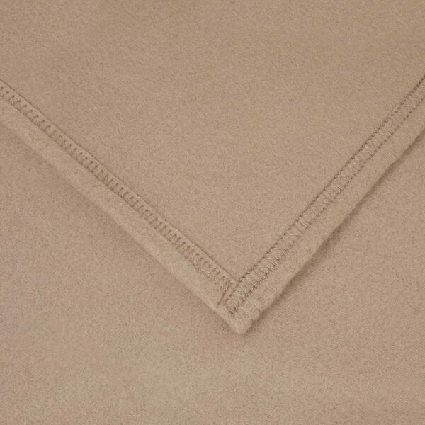 vidaXL Throw Blanket Camel 200 x 150 cm Fleece