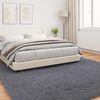 vidaXL Faux Sheepskin Rug Tafalla Anthracite 200 x 200 cm Polyester