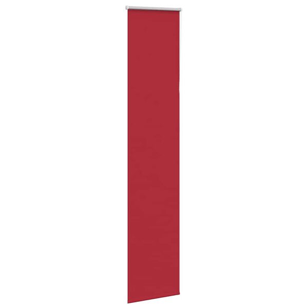 vidaXL Roller Blind Blackout Red 50x230 cm Fabric Width 45.7 cm Polyester