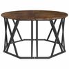 vidaXL Coffee Table Smoked Oak 80 x 80 x 42 cm