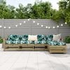 vidaXL 5 Piece Garden Sofa Set Impregnated Wood Pine