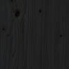 vidaXL Headboard Black 81x4x100 cm Solid Wood Pine