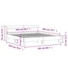 vidaXL Bed Frame without Mattress Concrete Grey 200x200 cm