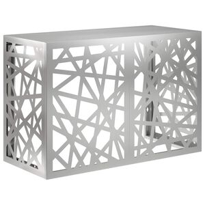 vidaXL Air Conditioner Cover Silver 90 x 40 x 60 cm Galvanised Steel