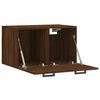 vidaXL Wall Cabinet Brown Oak 60x36.5x35 cm Engineered Wood