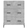 vidaXL Highboard Concrete Grey 69.5x34x180 cm Engineered Wood