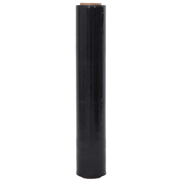 vidaXL Stretch Film 6 pcs Black 17 &mu;m 50 cm x 150 m