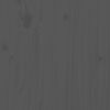vidaXL Bed Headboard Grey 186x4x100 cm Solid Wood Pine