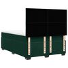 vidaXL Box Spring Bed with Mattress Dark Green 140x190 cm Velvet