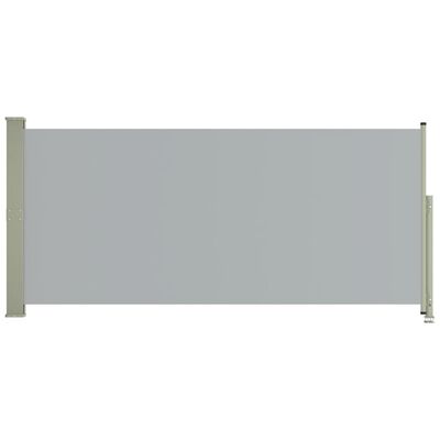 vidaXL Patio Retractable Side Awning 140x300 cm Grey