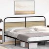 vidaXL Headboard Sonoma Oak 190 cm Steel and Engineered Wood
