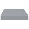 vidaXL Floating Wall Shelf Grey 40x23x3.8 cm MDF