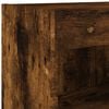 vidaXL 8 Piece TV Wall Cabinet Set with LED Lights Smoked Oak