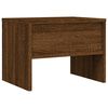 vidaXL Bedside Cabinet Brown Oak 40x30x30 cm Engineered Wood
