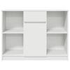 vidaXL Sideboard with Drawer White 101x35x76 cm Engineered Wood