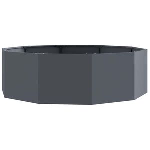 vidaXL Planter Anthracite 120 x 120 x 35 cm Steel