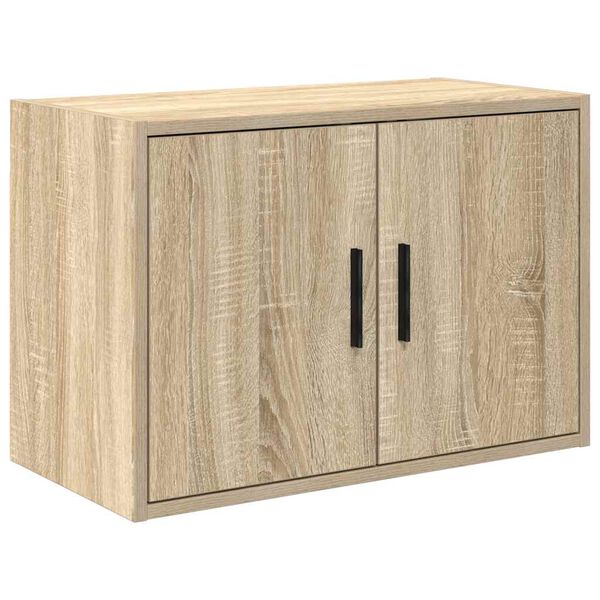 vidaXL Garage Wall Cabinet Sonoma Oak Engineered Wood