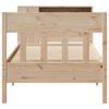 vidaXL Bookcase Bed without Mattress 90x190 cm Single Solid Wood Pine