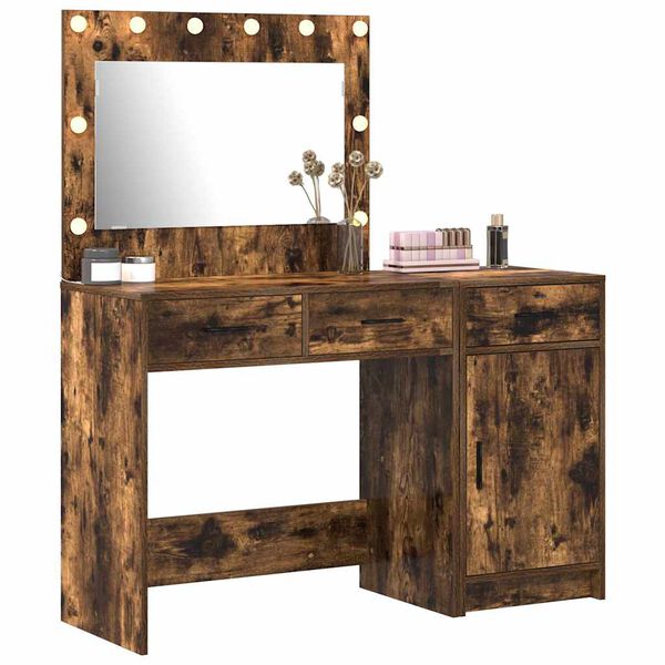 vidaXL Dressing Table 2 pcs Brown 40 x 41 x 75 cm Engineered wood