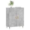 vidaXL Sideboard Concrete Grey 69.5x34x90 cm Engineered Wood