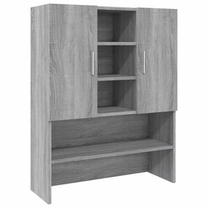 vidaXL Washing Machine Cabinet Grey Sonoma 70,5x25,5x90 cm