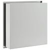 vidaXL Shower Niche Brushed Silver 32x32x9 cm Stainless Steel