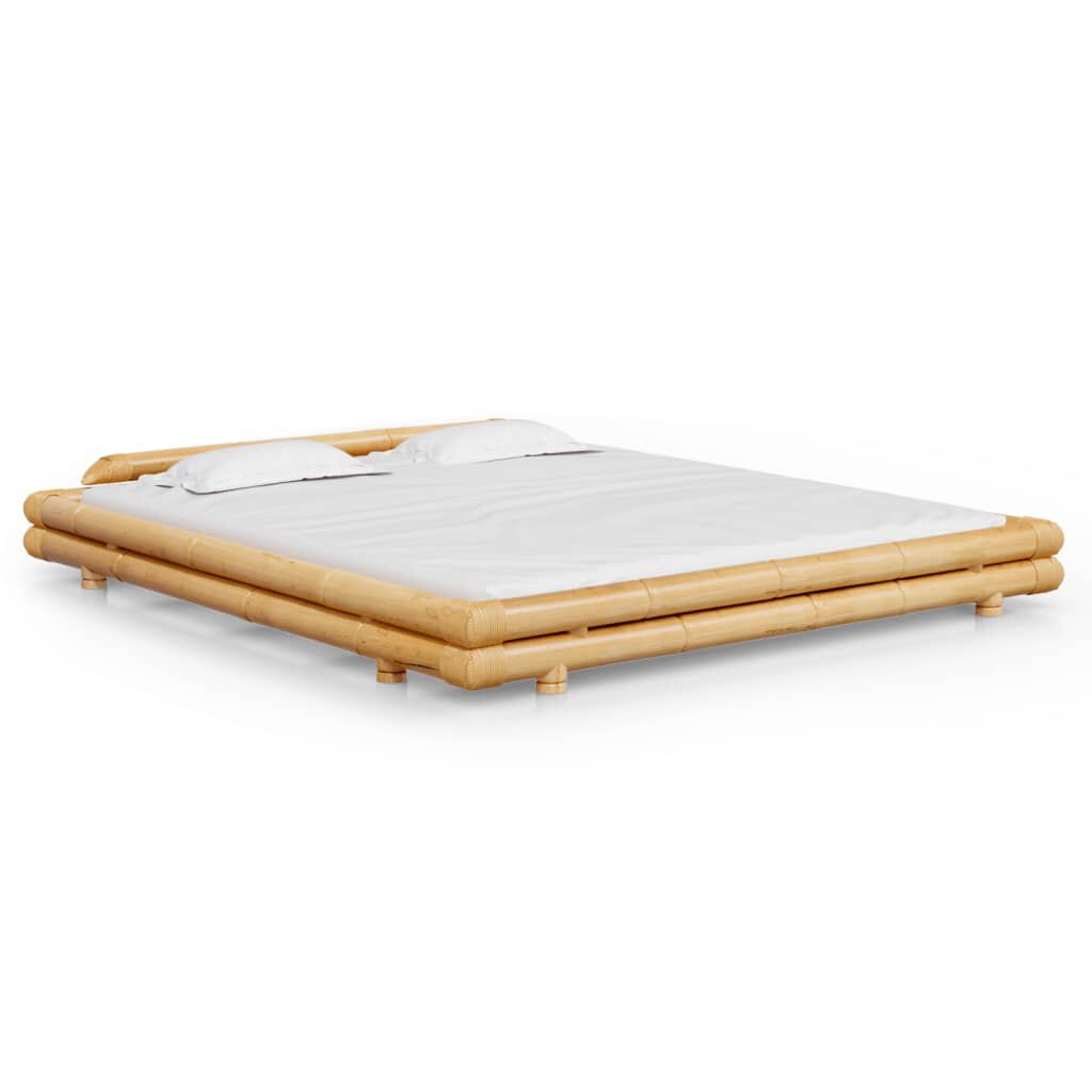 King size 2025 bamboo bed frame