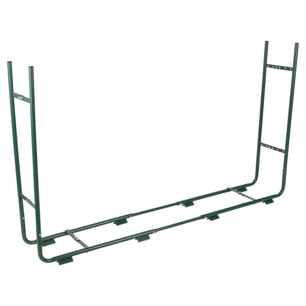 Practo Garden Adjustable Firewood Rack Green