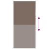 vidaXL Roller Blind Blackout Coffee 110x210 cm Fabric Width 105.7 cm Polyester