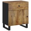 vidaXL Bedside Cabinet 50x33x60 cm Solid Wood Mango&Engineered Wood
