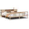 vidaXL Bookcase Bed without Mattress 180x200cm Solid Wood Pine