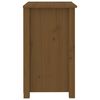 vidaXL Bedside Cabinet Honey Brown 50x35x61.5 cm Solid Wood Pine