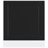 vidaXL Dishwasher Panel Porto Black 60x1.5x57 cm Engineered Wood