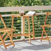 vidaXL Garden Table Folding Brown 78 x 46 x 75 cm Solid Acacia Wood