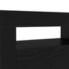 vidaXL TV Cabinet 2 pcs Black Oak 210 x 35 x 40 cm Engineered Wood