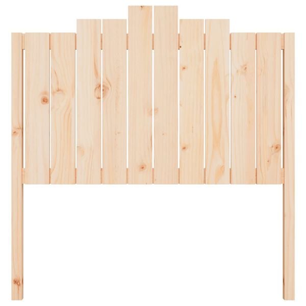 vidaXL Bed Headboard 106x4x110 cm Solid Wood Pine