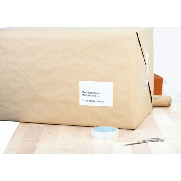 HERMA Permanent Labels PREMIUM A4 105x148 mm 100 Sheets White