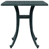 vidaXL Garden Table Green 53x53x53 cm Cast Aluminium