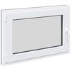 vidaXL Basement Window "RISOR" 90x70 cm Tilt&Turn DIN Left Anthracite