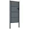 vidaXL Garden Gate Anthracite 100x175 cm Steel