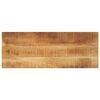 vidaXL Table Top 80x30x3.8 cm Rectangular Solid Wood Rough Mango