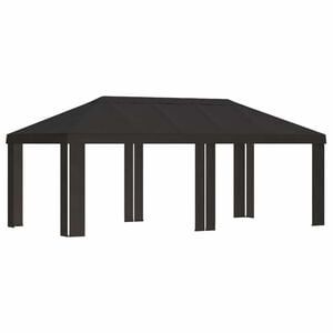 vidaXL Gazebo Cover 6 x 3 m Anthracite Polyester 190 gsm