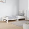 vidaXL Pull-out Day Bed without Mattress White 2x(90x190) cm
