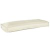 vidaXL Pallet Cushion Set 2 pcs Cream 100 x 40 x 8 cm Oxford fabric